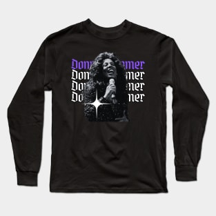 Donna summer x 70s retro Long Sleeve T-Shirt